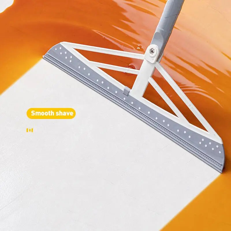 Pet Hair Rubber Broom and Squeegee