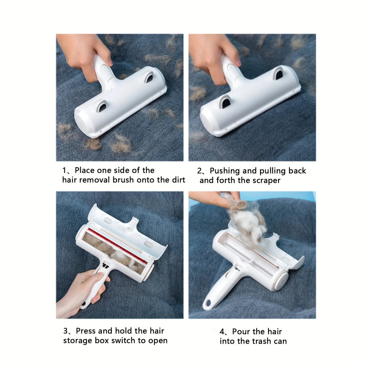 FurFree Self-Cleaning Pet Hair Roller