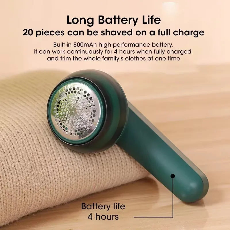 Rechargeable Fabric Shaver and Lint Remover