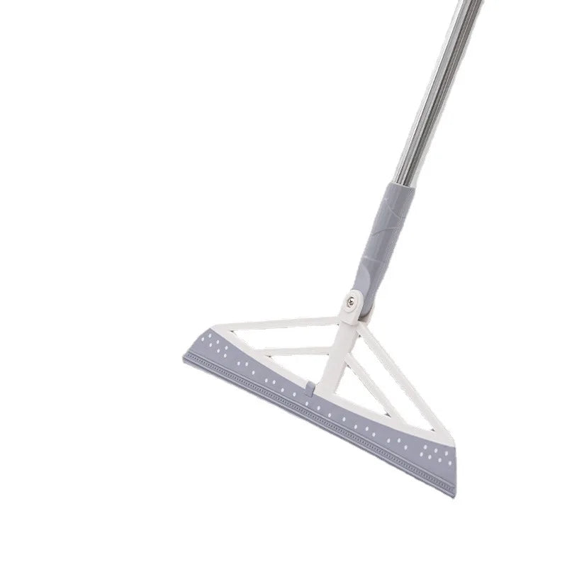Pet Hair Rubber Broom and Squeegee
