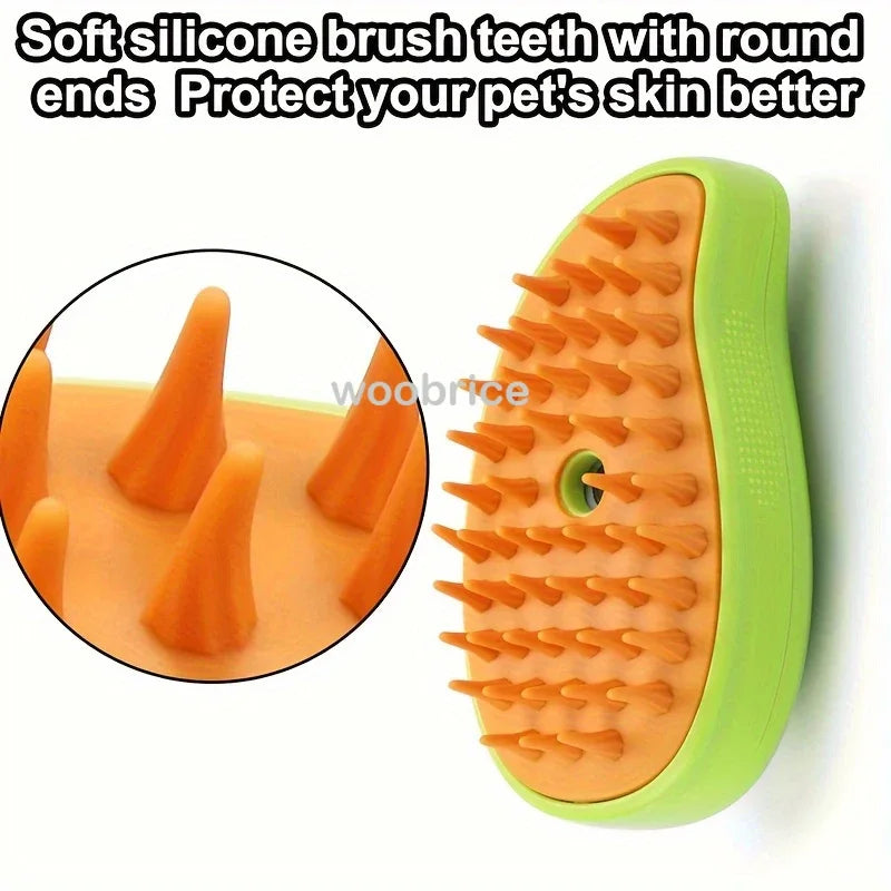 FurFree 3-in-1 Steam Pet Brush