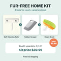 Fur-Free Home Kit (Roller + Scraper + Steam Brush)
